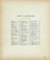 Index to Illustrations, Martin County 1911